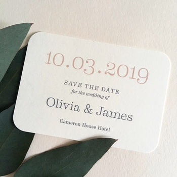 Big Date Save The Date Card, 3 of 12