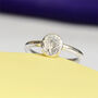 Personalised Initial Sterling Silver Letter Ring, thumbnail 2 of 4