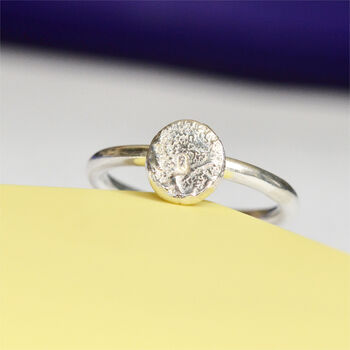 Personalised Initial Sterling Silver Letter Ring, 2 of 4
