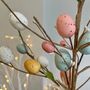 Light Up Artificial Easter Egg Tree Jute Base, thumbnail 2 of 12