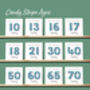 Candy Stripe 70th Birthday Card, thumbnail 2 of 2