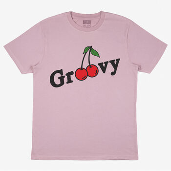 Groovy Women's Slogan T Shirt With Cherries, 4 of 4