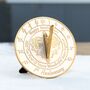 1st First Anniversary Sundial Gift Celebration Present, thumbnail 1 of 5