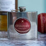 Personalised Cricket Hip Flask, thumbnail 3 of 4