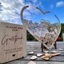 Personalised Wedding Guest Book Alternative – Heart Drop Box, thumbnail 5 of 8
