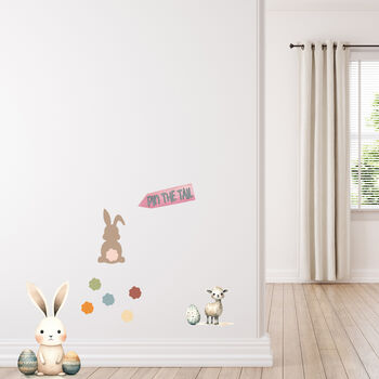Easter Hunt Pathway Wall Sticker Set, 6 of 6