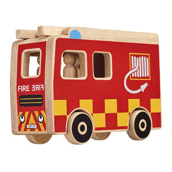 Wooden Toy Fire Engine, 5 of 6