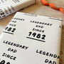 Personalised Father's Day Custom Message Since Year Wrapping Paper, thumbnail 3 of 7