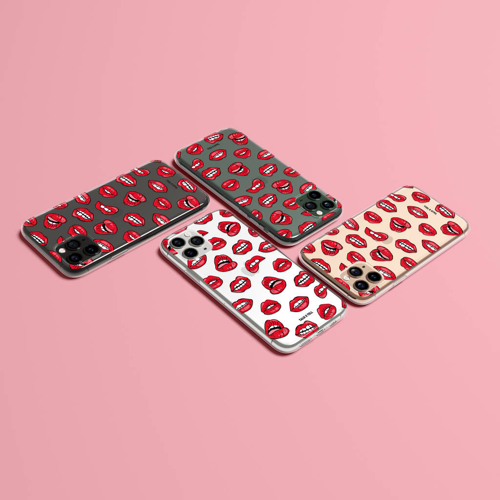 Lips Mouth Phone Case For iPhone By Talk & Tell