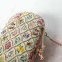 Rajasthan Multi Colour Bird Clasp Clutch, thumbnail 3 of 4