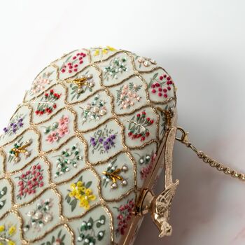 Rajasthan Multi Colour Bird Clasp Clutch, 3 of 4