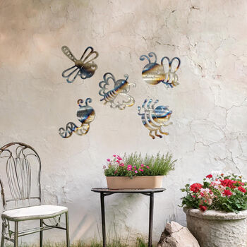 Insect Wall Art Set For Garden And Kids Decor Idea, 5 of 10