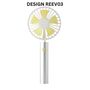 Hand Held Fan Or With Table Stand Usb Rechargeable, thumbnail 3 of 9