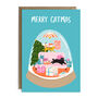 Merry Catmas | Christmas Card From The Cat, thumbnail 3 of 3