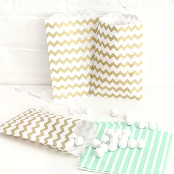 Gold Print Patterned Paper Bags, 9 of 11