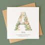 Personalised Botanical New Baby Card, thumbnail 2 of 6