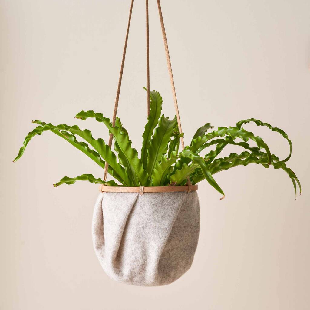 Sew Your Own: Hanging Plant Pot Kit Felt Included, 1 of 3