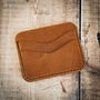 Personalised Leather Mens Minimalist Card Wallet, thumbnail 9 of 12