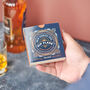 Personalised Round Label Hip Flask, thumbnail 2 of 11