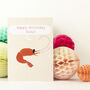 Personalised Prawn Card, thumbnail 1 of 3