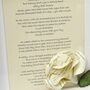 Literary 1st Anniversary Personalised Rose In Frame, thumbnail 4 of 6