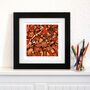 Personalised Manchester Map Art Gift | Hand Drawn Manchester Wall Art Print, thumbnail 4 of 7