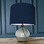 Navy Blue Drum Lampshade, thumbnail 1 of 11