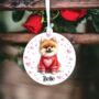 Personalised Pomeranian Dog Love Decoration, thumbnail 1 of 2