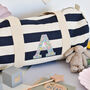 Liberty Of London Personalised Holdall In Navy, thumbnail 3 of 7