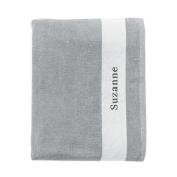 Personalised Cotton Large Beach Spa Resorts Towel, 5 of 12