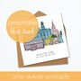 London Graduation Skyline Personalised Card, thumbnail 1 of 8