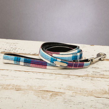 The Marple Red Checked Dog Lead, 2 of 3