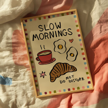 Slow Mornings Art Print, 4 of 4