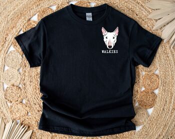 Bull Terrier Face T Shirt, 2 of 6