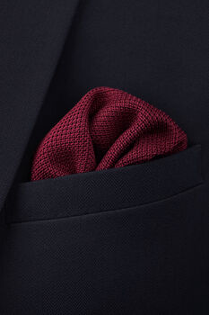 Handmade 100% Polyester Knitted Tie In Burgundy Red, 4 of 9