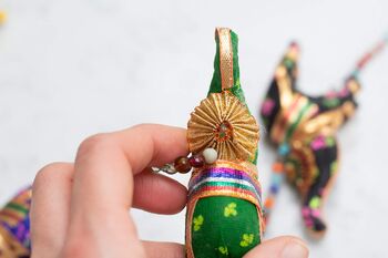 Set Of Two Indian Elephant Wall Hanging, 4 of 7