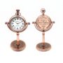 Engraved Copper Desk Clock – 20th Wedding Anniversary And Father's Day Personalised Gift For Him, thumbnail 3 of 12