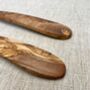 Handmade Olive Wood Salad Server Set, thumbnail 3 of 4