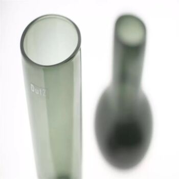 Meryna Flowervase Smoke Glass By Dut Z, 3 of 5