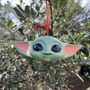 Baby Yoda Christmas Ornament Star Wars Disney, thumbnail 4 of 7