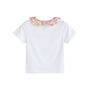 Edoth Pink Collar Floral Top, thumbnail 2 of 9