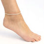 Kira Seed Pearl Anklet, thumbnail 1 of 3