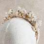 Pearl And Crystal Bridal Crown, thumbnail 6 of 6