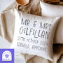 Personalised Wedding Or Anniversary Cushion, thumbnail 1 of 2
