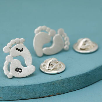 Personalised New Dad Tie Pin Sterling Silver, 3 of 9