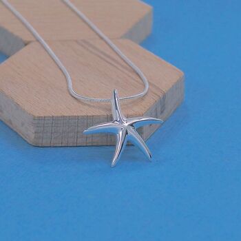 Silver Pacific Starfish Pendant, 5 of 7