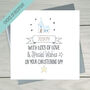 Christening Personalised Greeting Card, thumbnail 1 of 3