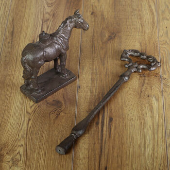 Cast Iron Horse Door Stop With Handle, 5 of 5