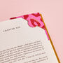 Personalised Fuchsia Leopard Print Corner Bookmark, thumbnail 1 of 4