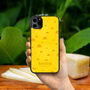 Personalised Yellow Cheese iPhone Case Cheese Gift, thumbnail 1 of 2